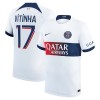 Virallinen Fanipaita Paris Saint-Germain Vitinha 17 Vieraspelipaita 2023-24 - Miesten